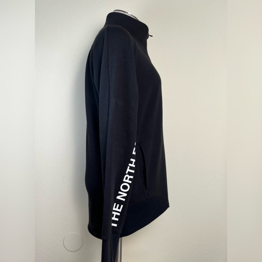 THE NORTH FACE Train N Logo Full Zip Jacket Black Women's Size Medium - Picture 8 of 10